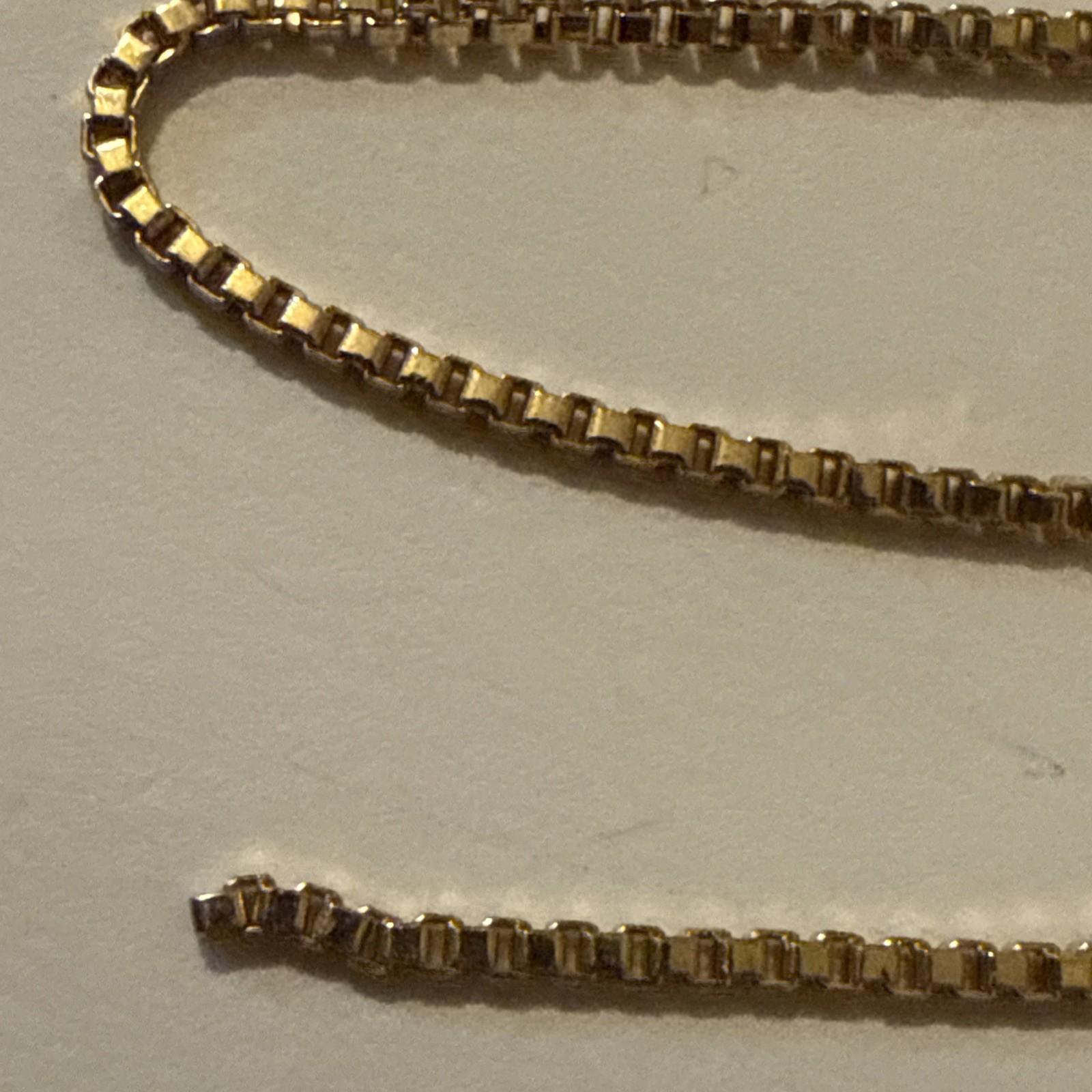 14kt gold filled 1mm box chain, 5ft sale price