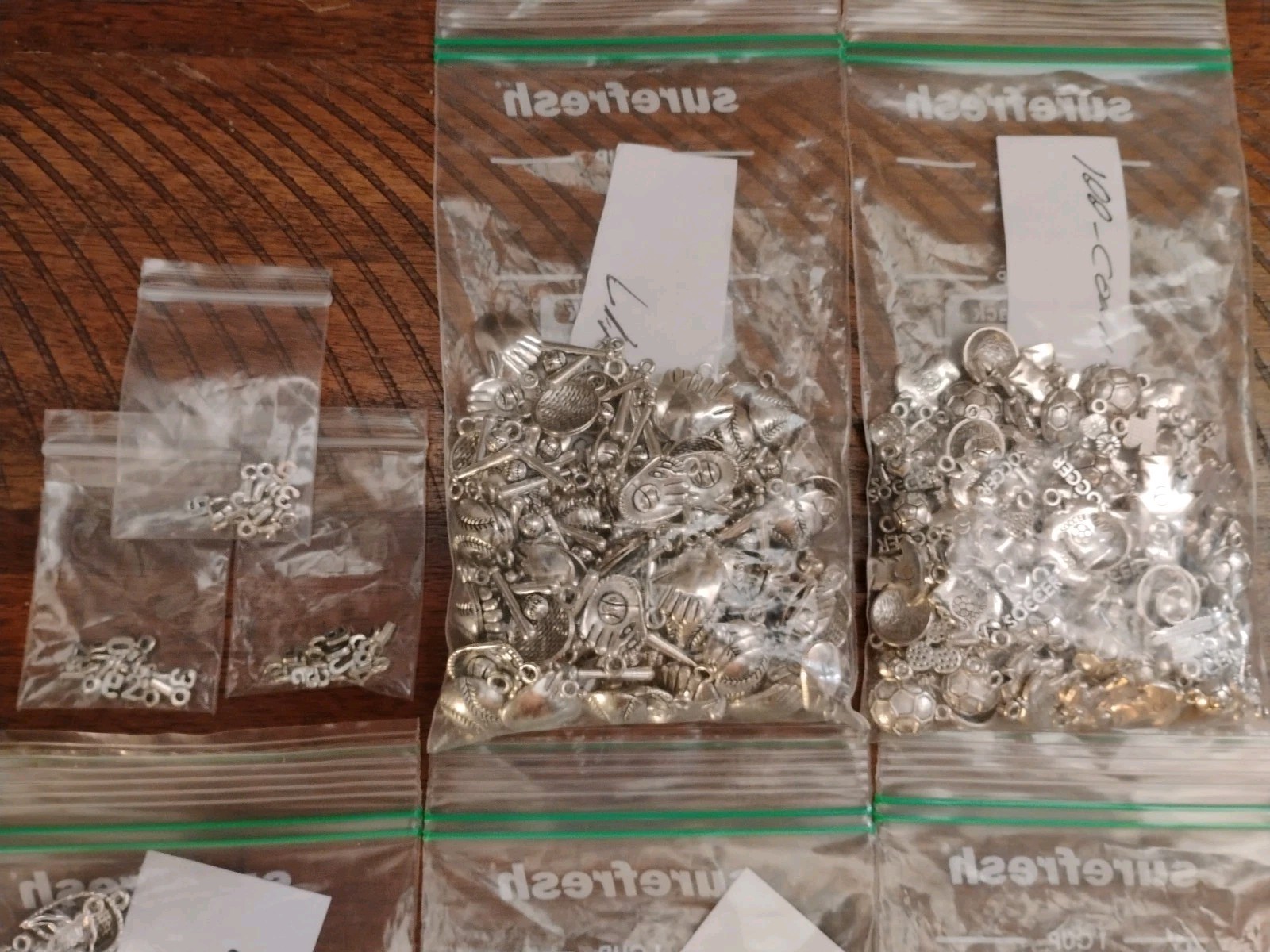 423 Pcs Wholesale Bulk Lots Ball Game Sports Charms for Jewelry Making Mixed