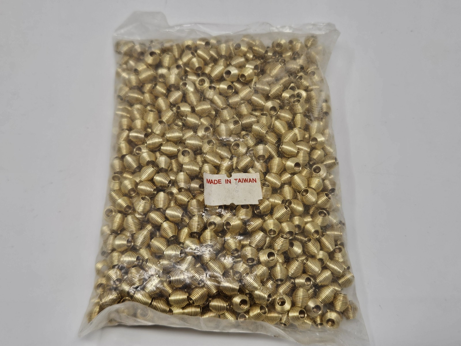 1,000 pcs Gold Metal Coil Spring Spacer Beads 6mm Jewelry Findings Crafts Lot