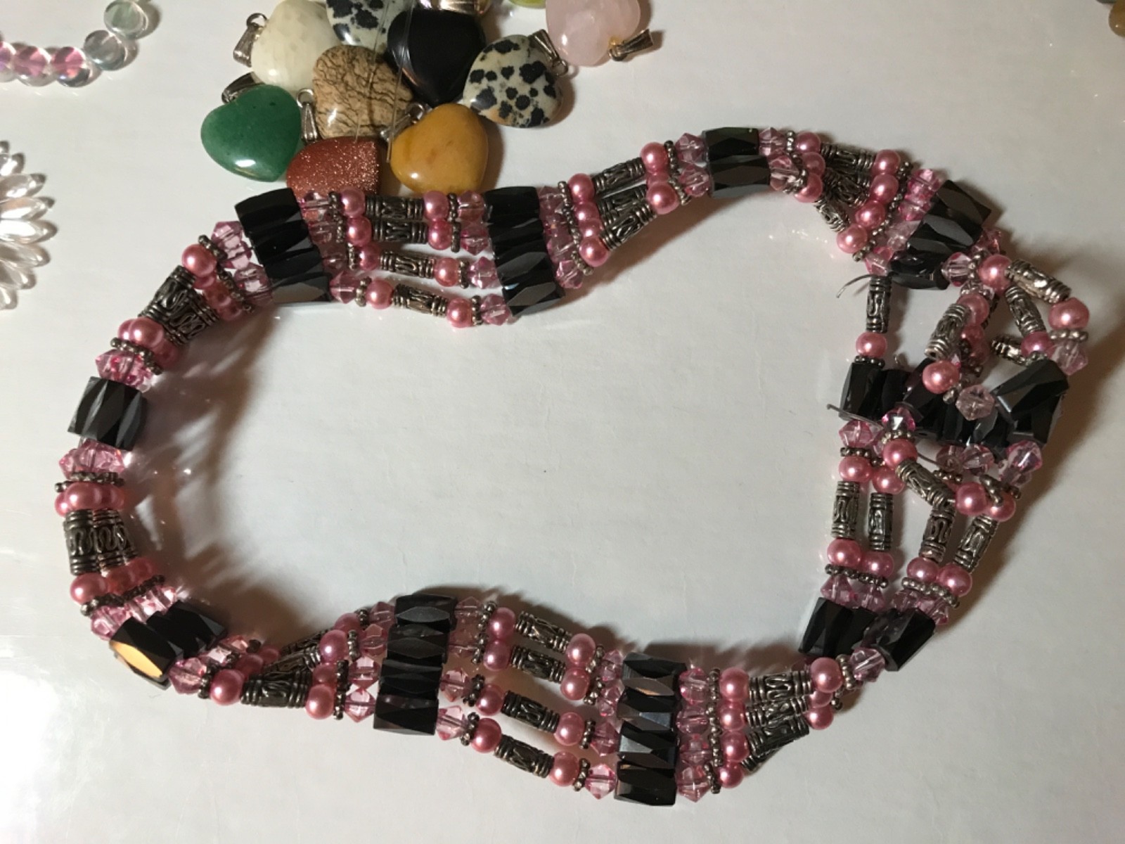 Fire Mountain Gems and Beads Assorted Bead Lot of 11, 2 lbs 6 oz Or Bead Strands