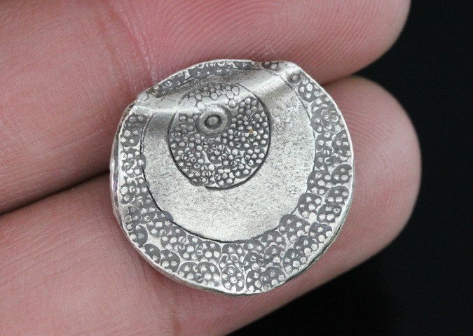Silver beads Karen hill tribe silver Medium tribesman style bead