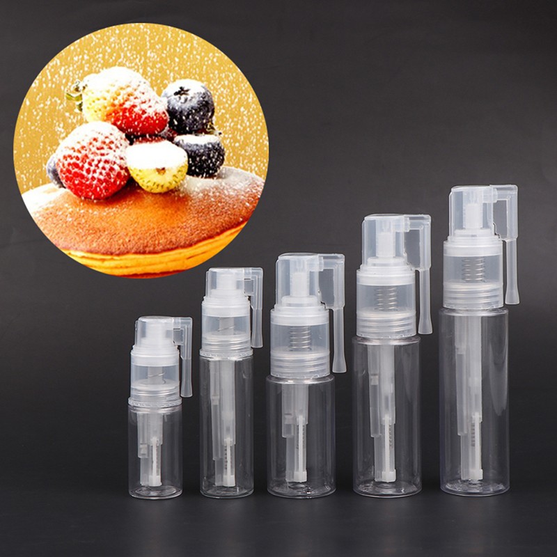 14/25/35/50/60ML Glitter Spray Bottle Empty Refillable Dry Powder Spray Bottles