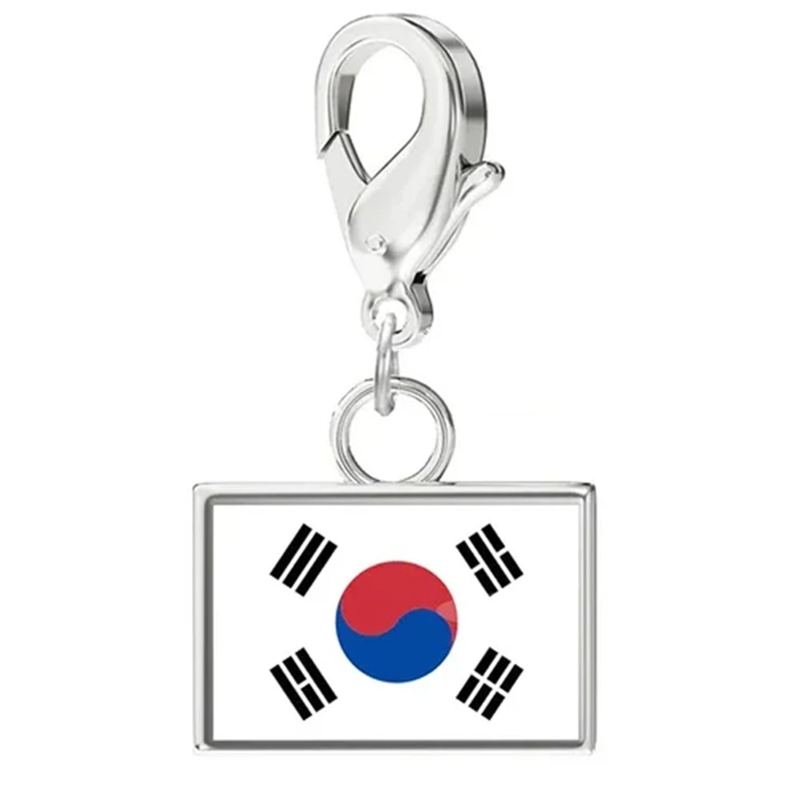 Stainless Steel DIY accessories Custom 6.6mm*10mm National Country Flags Charms