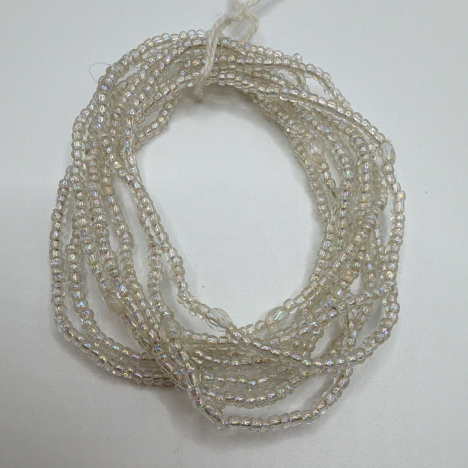 Clear Glass Round Seed Beads Strand 2-2.9mm Transparent for Jewelry Making