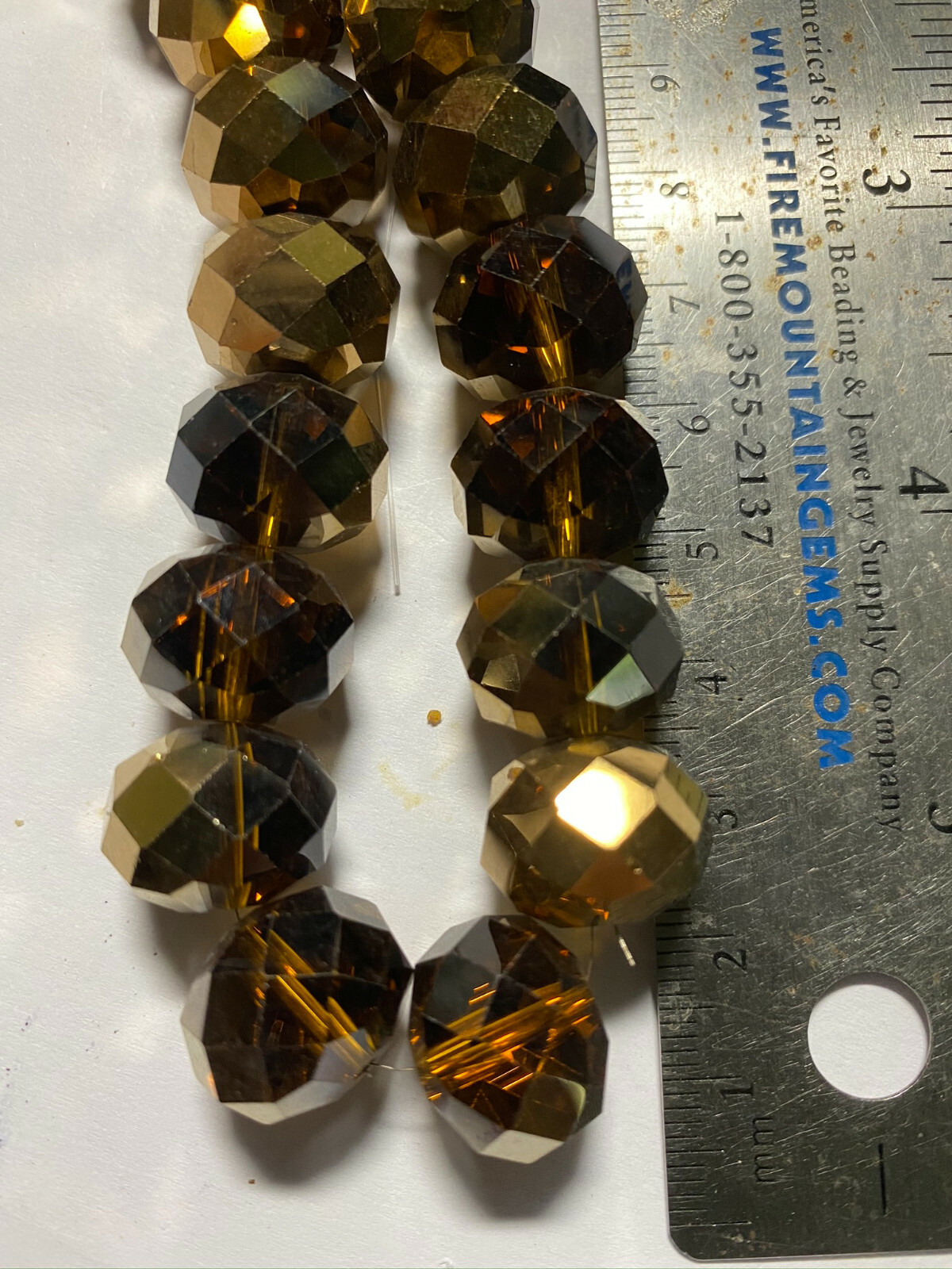 Chinarovski Faceted Glass Crystal Rondelle Beads ***UPICK*** 14mm 16mm 18mm