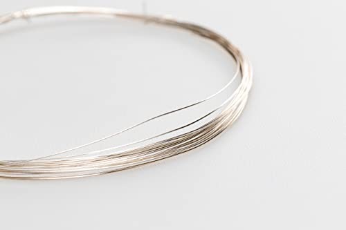 26 Gauge 999 Fine Silver Wire – Dead Soft Round, USA Made, 10FT Crafting Supply