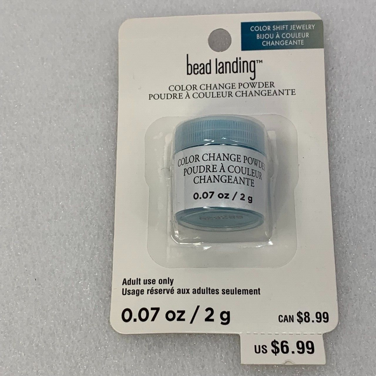 Bead Landing Color Changing Powder for Jewelry Making 2g/.07 Teal 682639