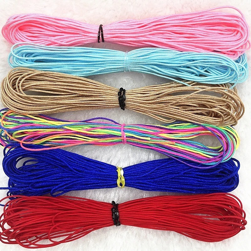 1mm 1.5mm – Chinese Knot Nylon Cord Shamballa Macrame Beading Kumihimo String