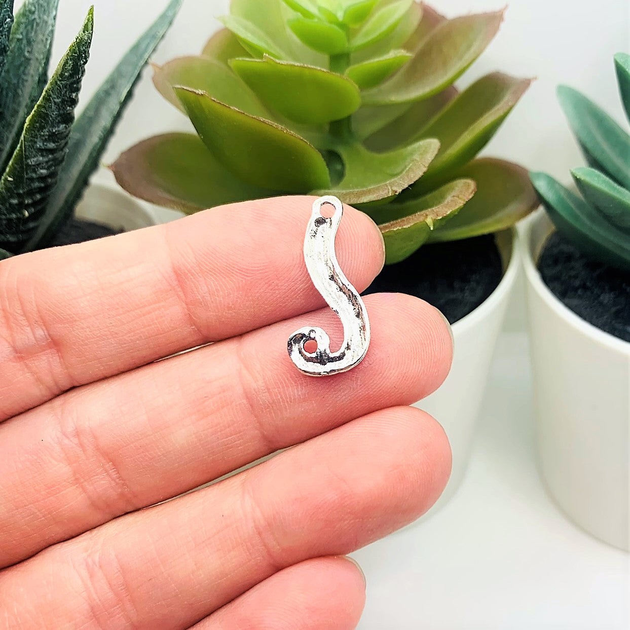 Silver Octopus Charm Connectors, 21x10mm – US Seller