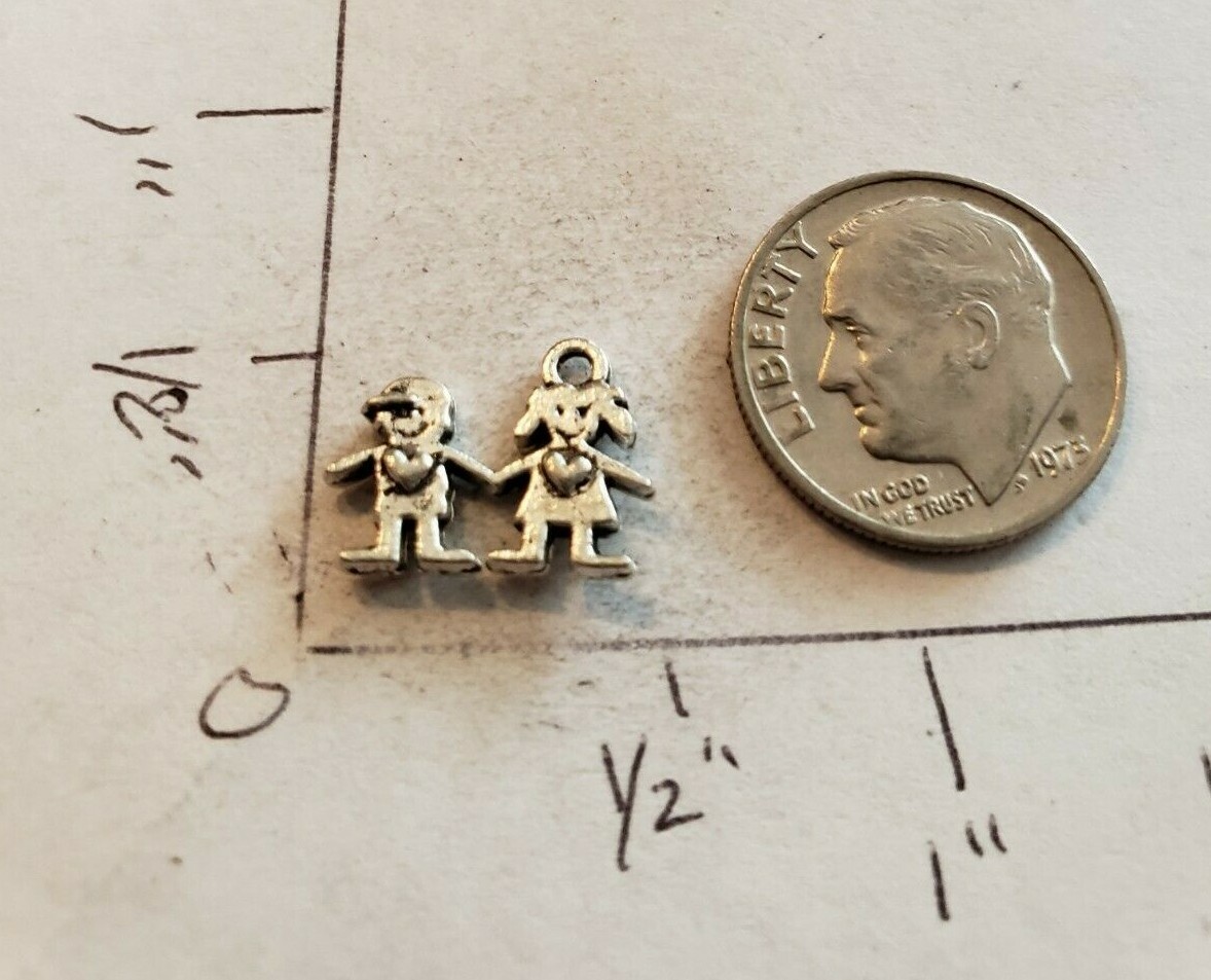 Little people kids charms school college education sweetheart children
