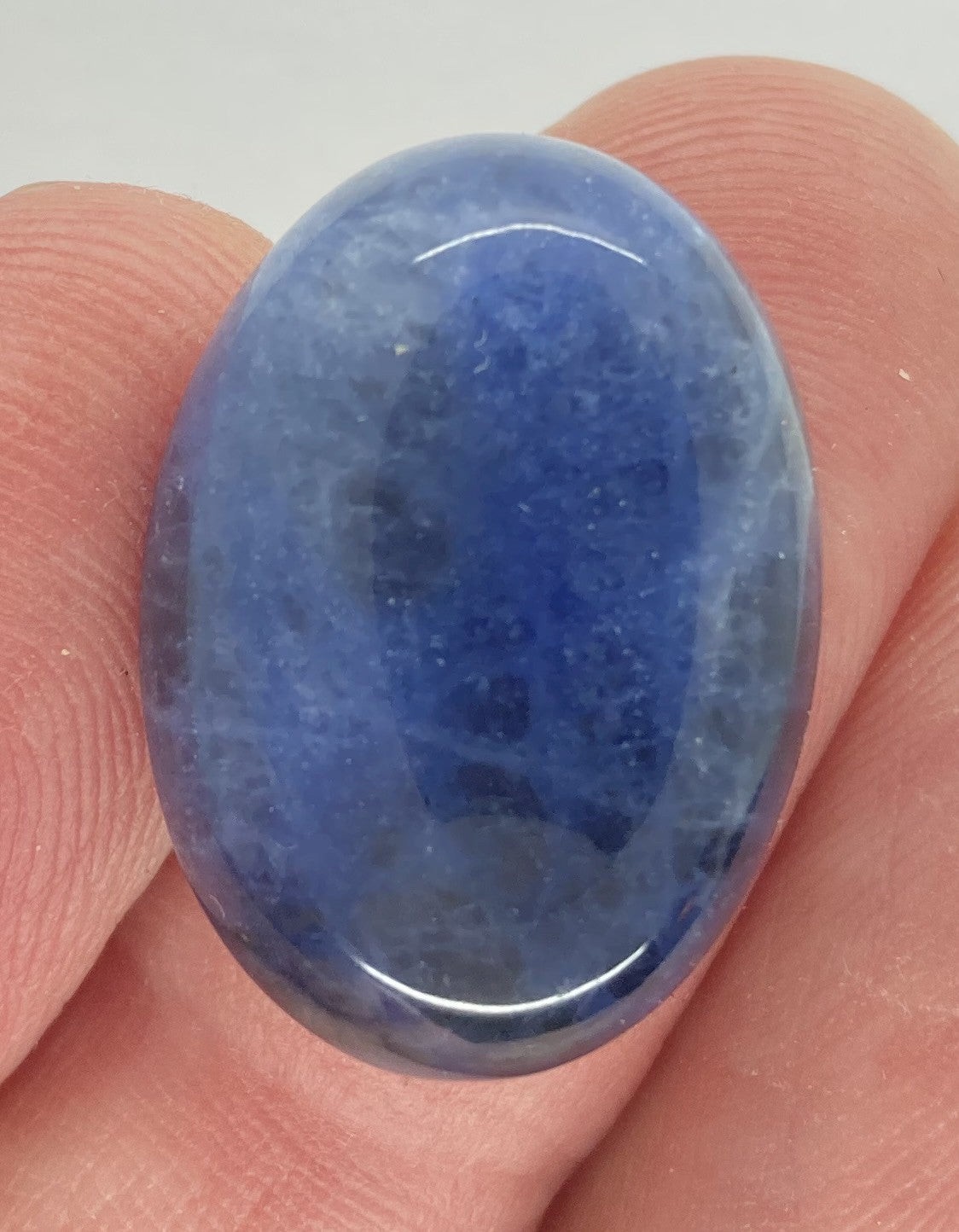 25x18mm Natural Sodalite Flat Back Cabochon Gemstone Cameo Jewelry Supply S2079