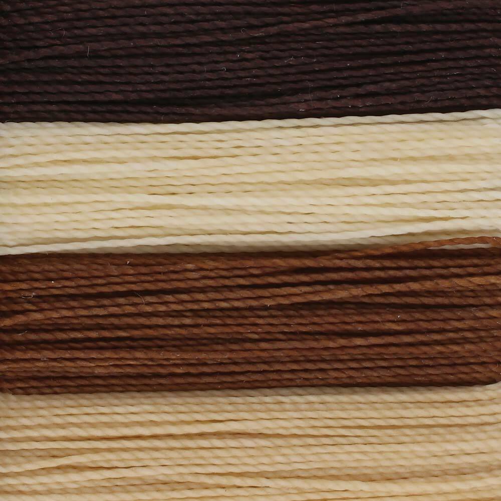 Knot-It Waxed Cording 1mm 2-Ply Polyester 43860 (60yds) Java Vibes Mixture