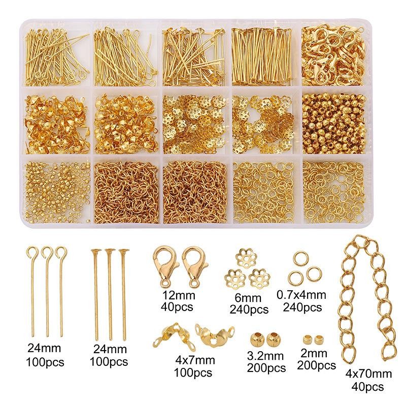 1260pcs/Set Jewelry Making Starter Kit Earrings Necklace Findings DIY