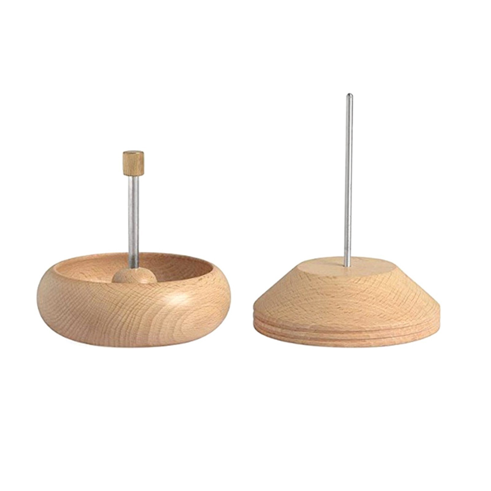Wooden Bead Spinner 5.75 x 4.25 x 5.75 inches For Bead Jewelry Making Tool