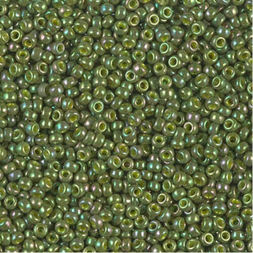 Miyuki Seed Beads 11/0 – Opaque Golden Olive Luster