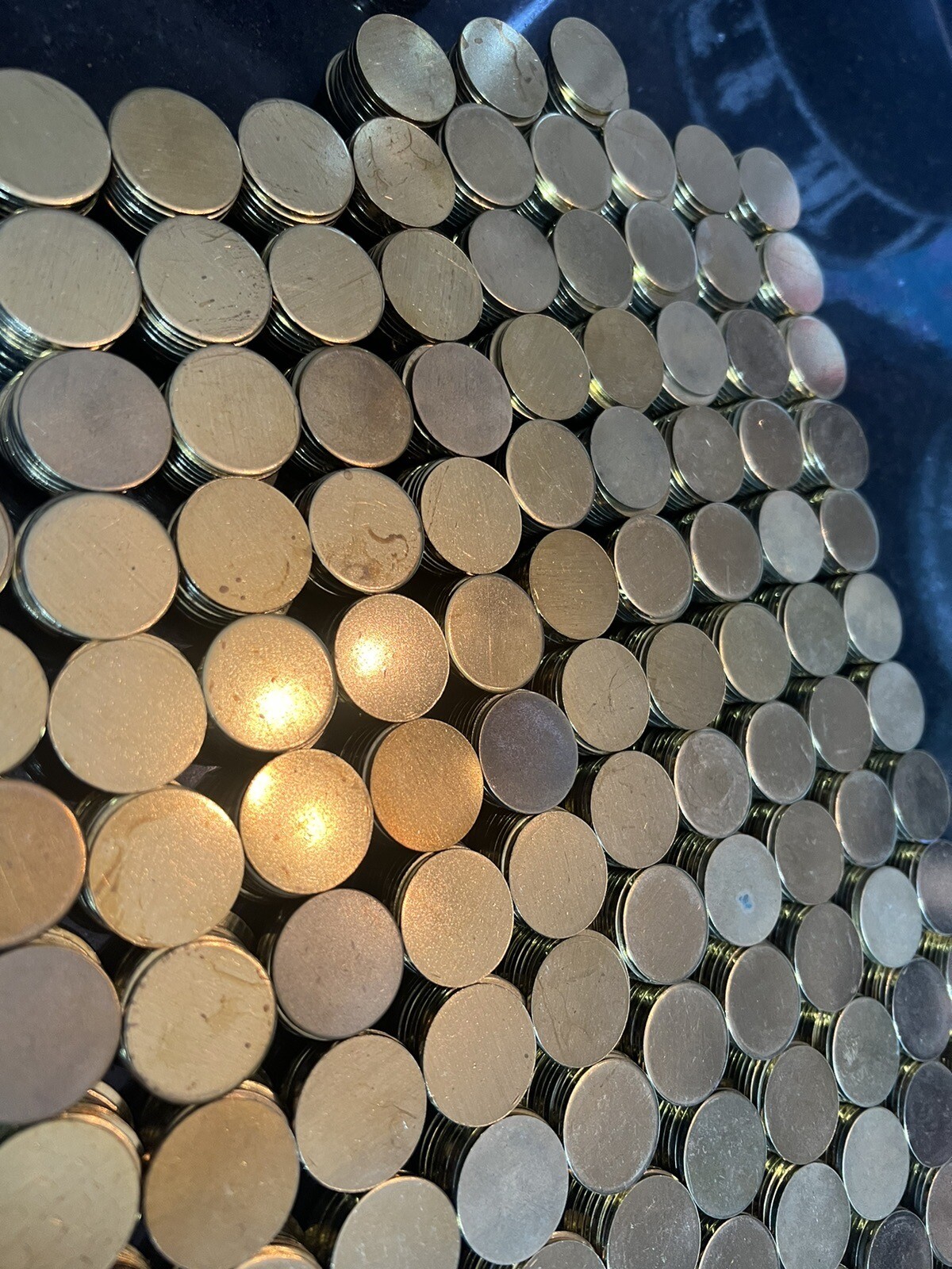 50 – 25mm X 1.7mm Round Blank Disc Raw Brass Stamping Tag Craft Jewelry Crafts