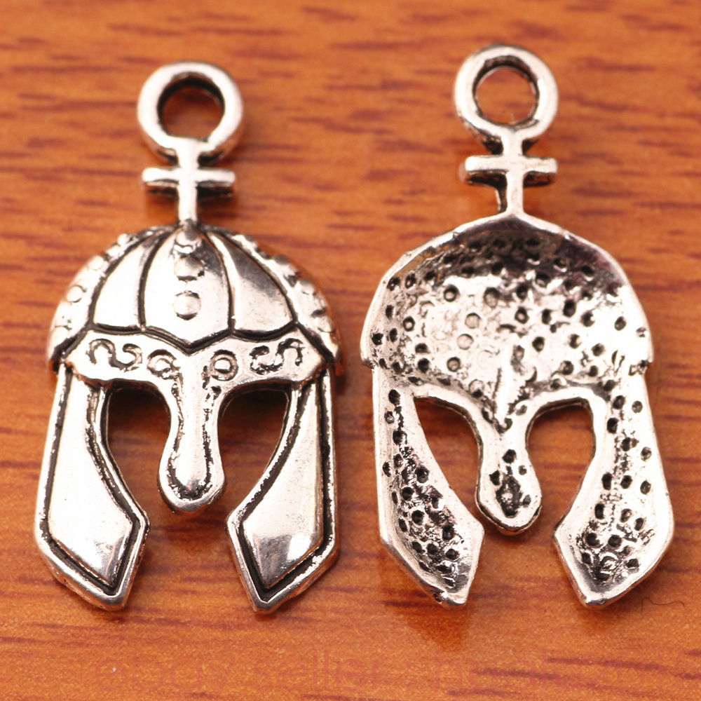 MIXED SET – 7 New Large ARMOR of GOD Charms Silver Alloy ONE EACH Free Shipping!