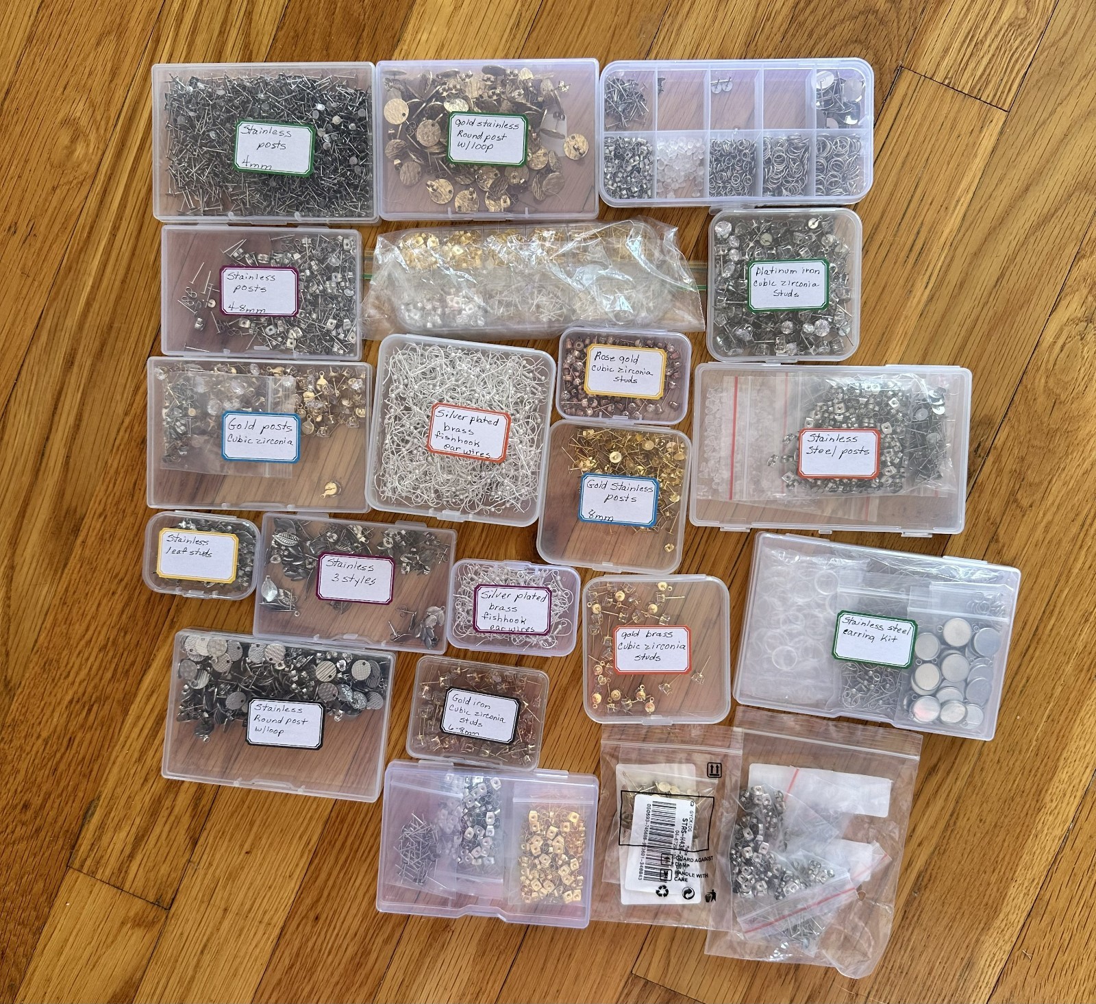 Big Lot Earring Hooks and Posts Jewelry Making Supplies