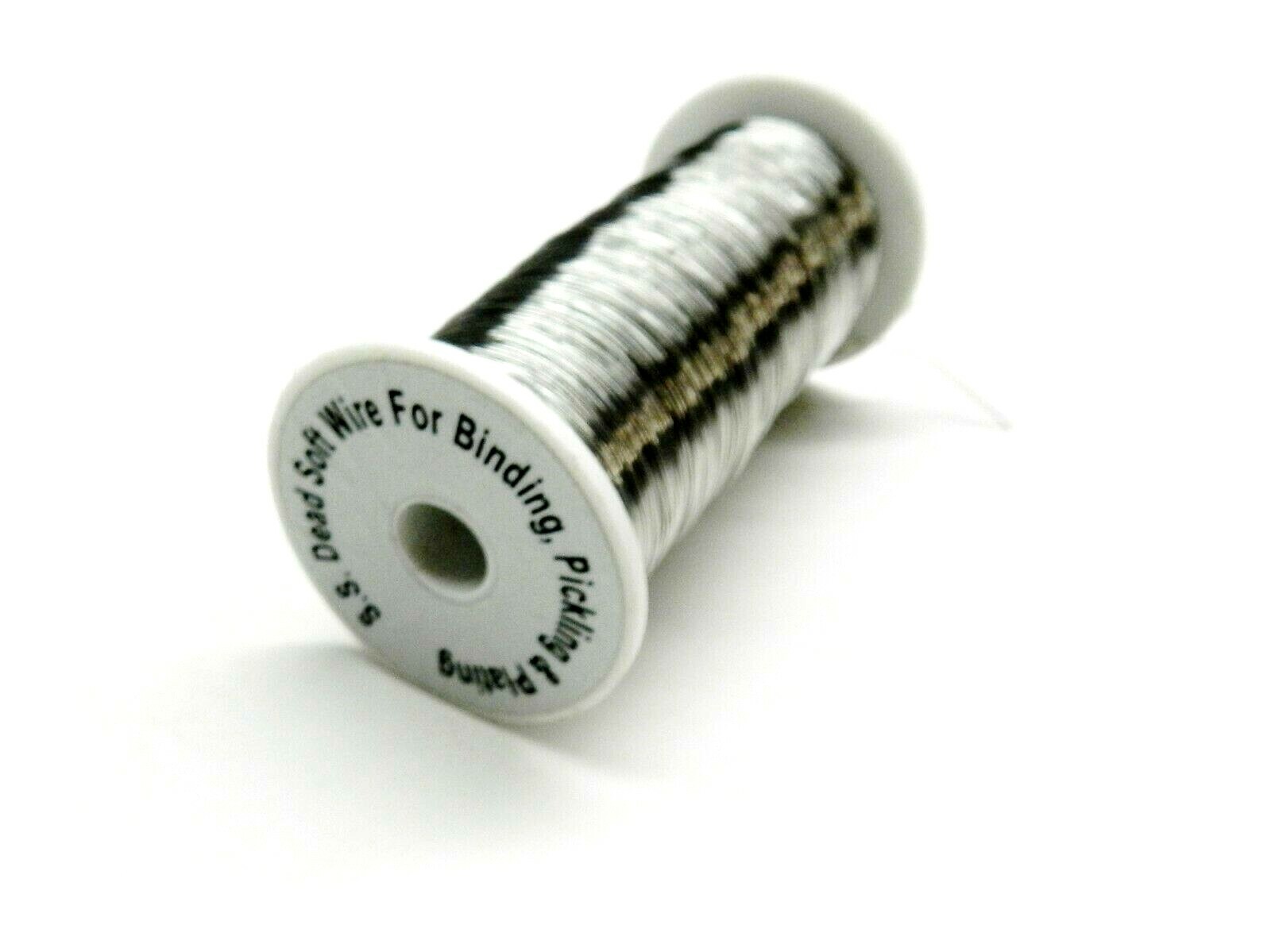 28ga Stainless Steel Wire Dead Soft Binding Wire Soldering 1/2lb Jewelry Making