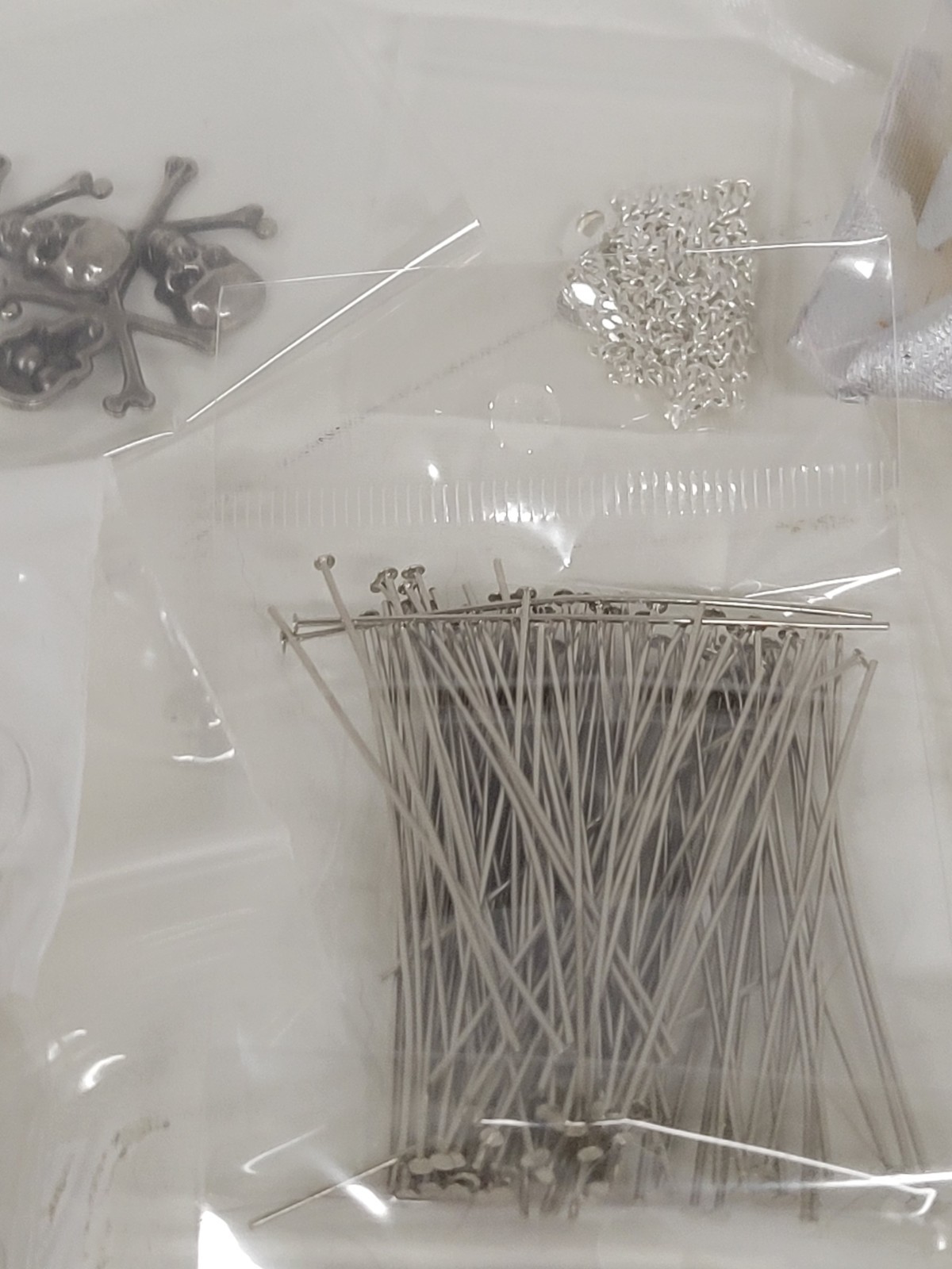 Bulk Lot Jewelry Making Supplies Necklace Earring Findings Beads Chain Wire