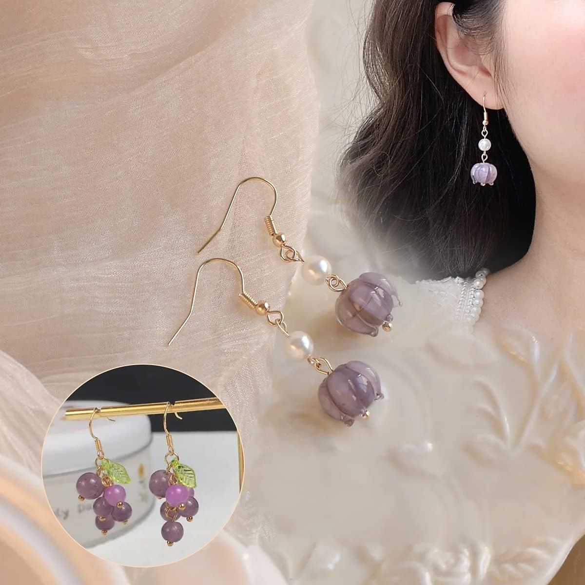 Imino Earring Hooks Kit – Hypoallergenic Fish Earring Hooks & Jump Rings for DIY