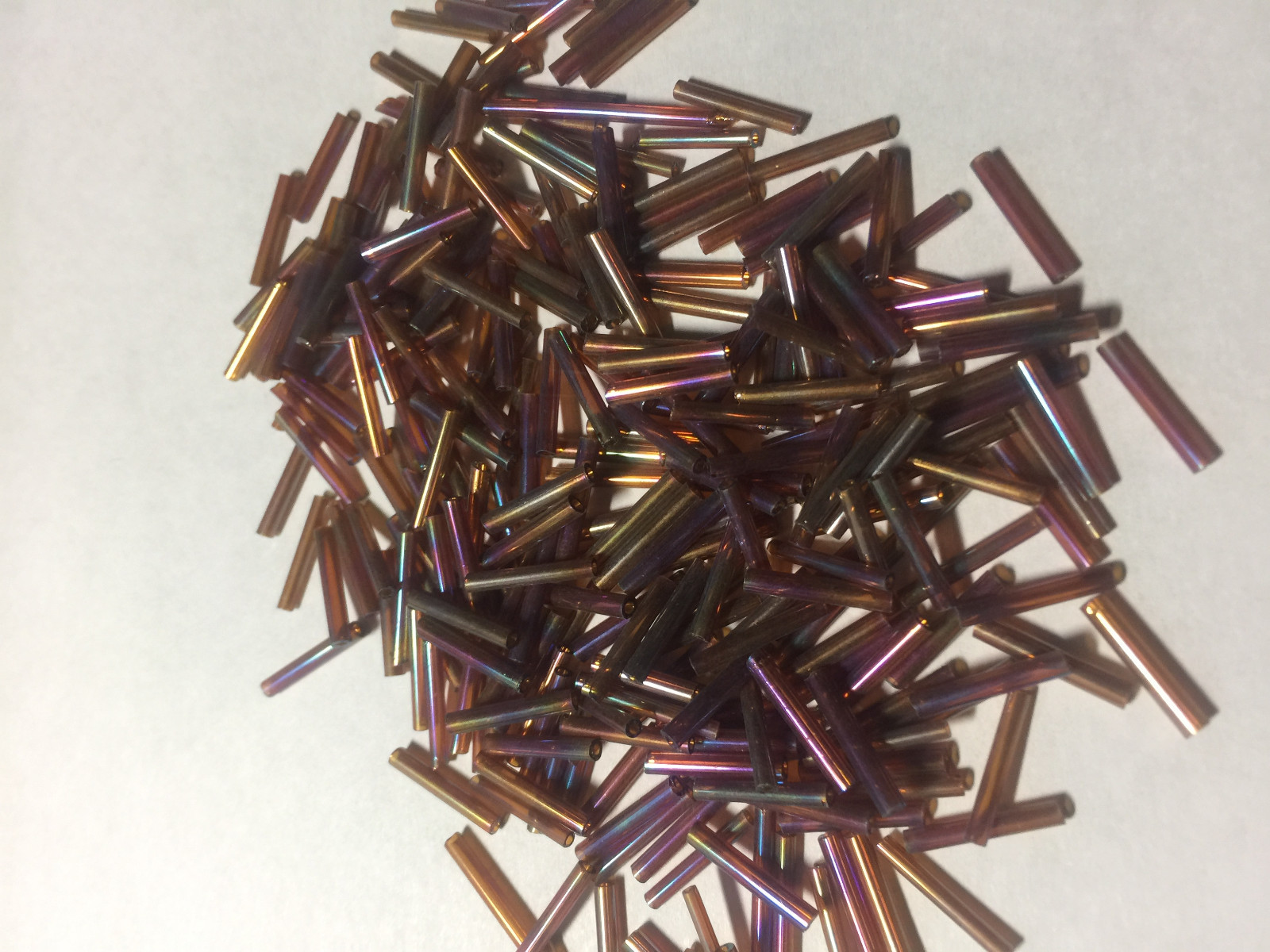 Size 5 Bugle Beads 12mm 35 Grams