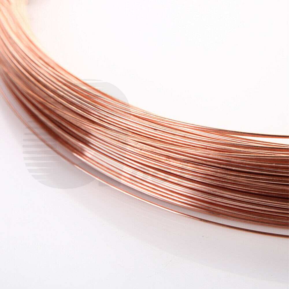 Ø 0.2-5mm Pure Copper Wire Coil Hobby Model Craft Jewelry Wirework Sold By Metre