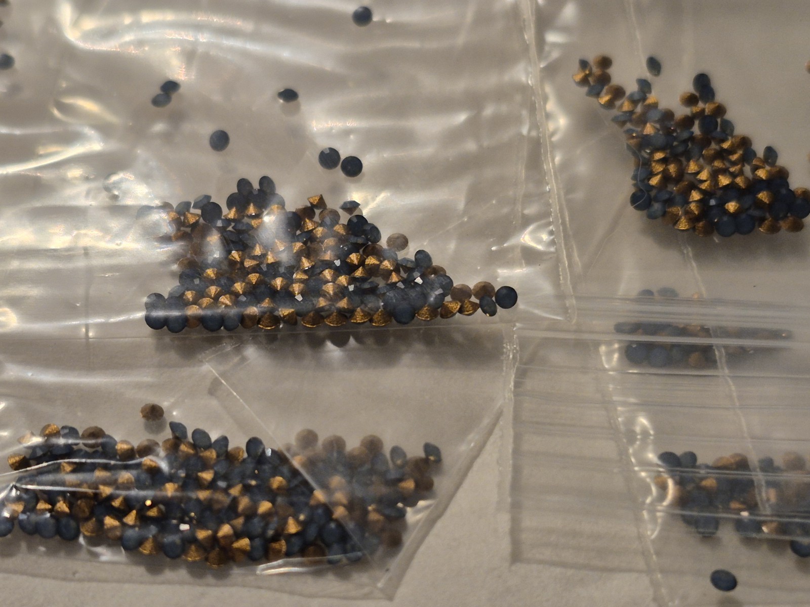 719 Pcs. SWAROVSKI Wh. Opal Star Shine pointback Rhinestones pp10 # 1012 Vintage
