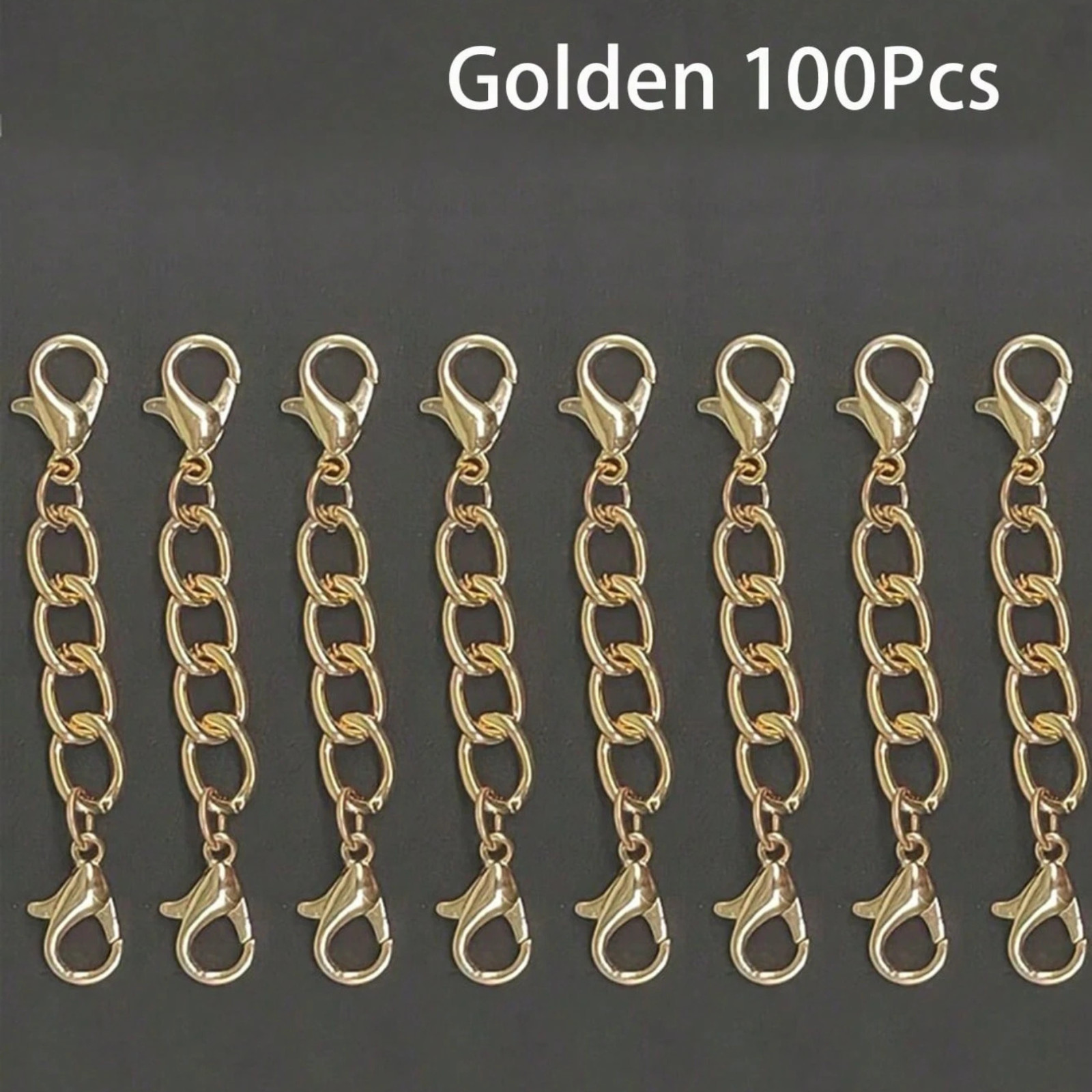 Double Lobster Clasp Extender Necklace Bracelet Connector Gold & Silver Jewelry