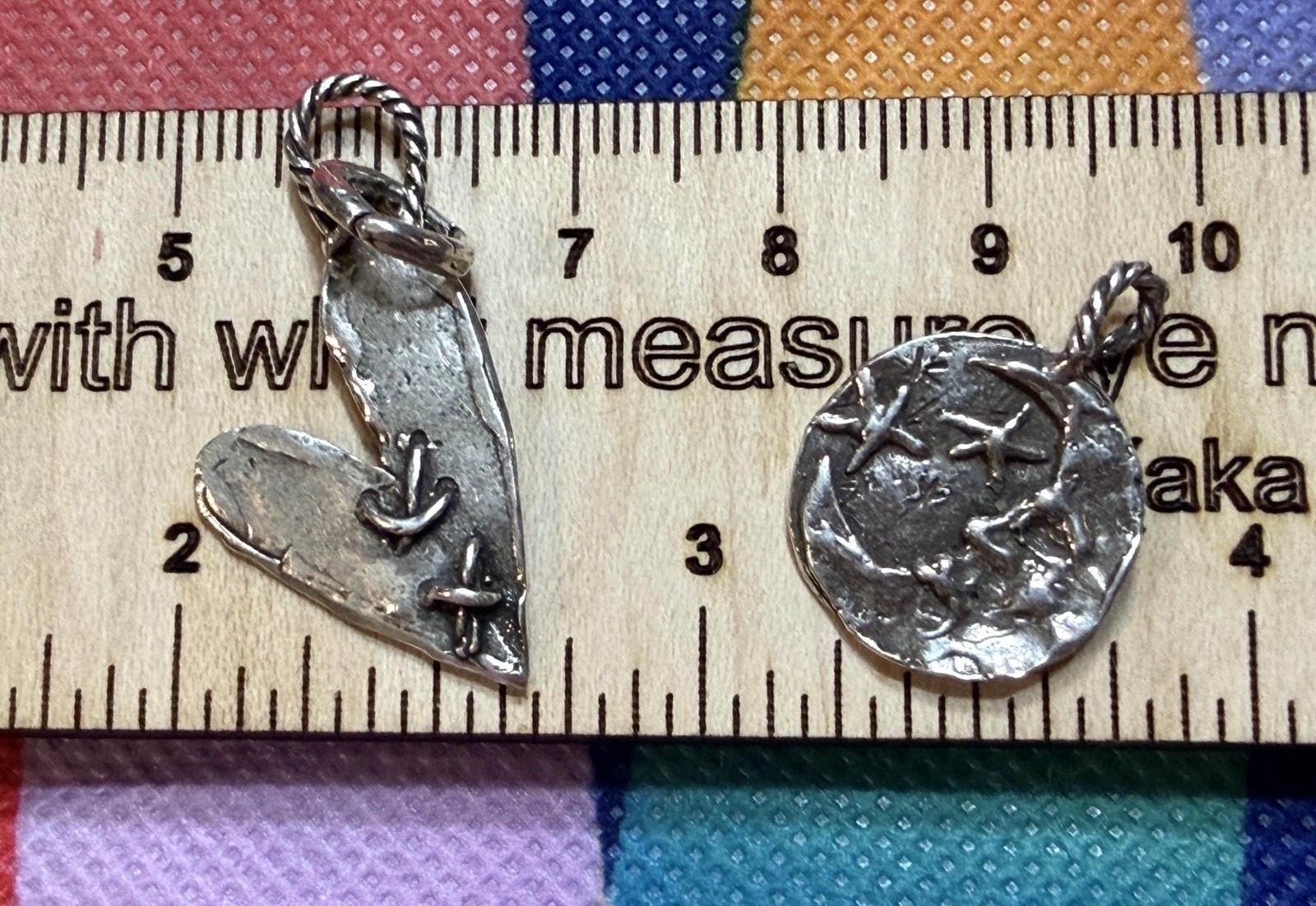 INCREDIBLE STERLING SILVER ARTISAN CHARMS – $125 VALUE!!