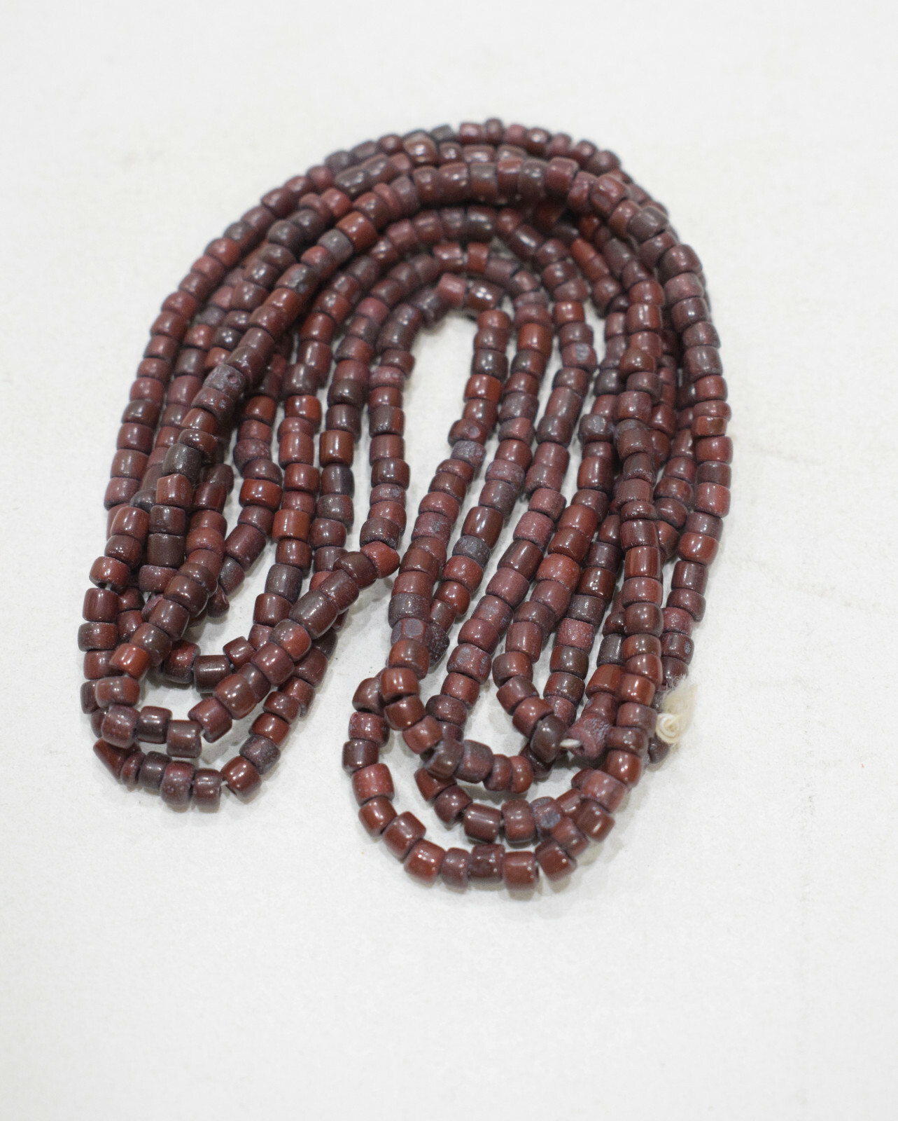 Beads Old Thai Pumtek Red Brown Beads 3-4mm