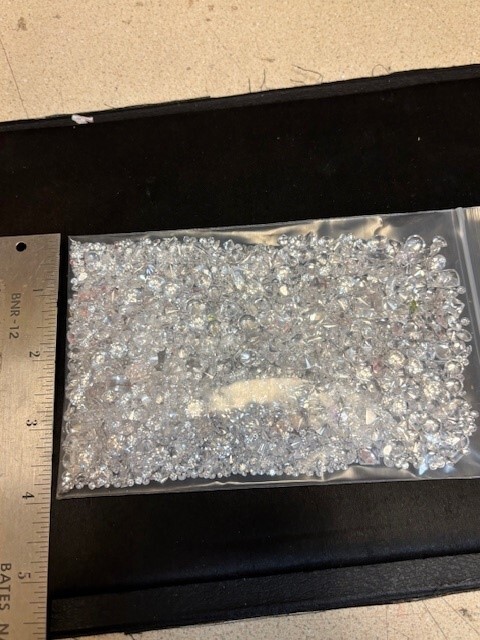 Bag/1/2 lb. over 1000 carats (Cubic Zirconia (CZ) varied sizes & shapes