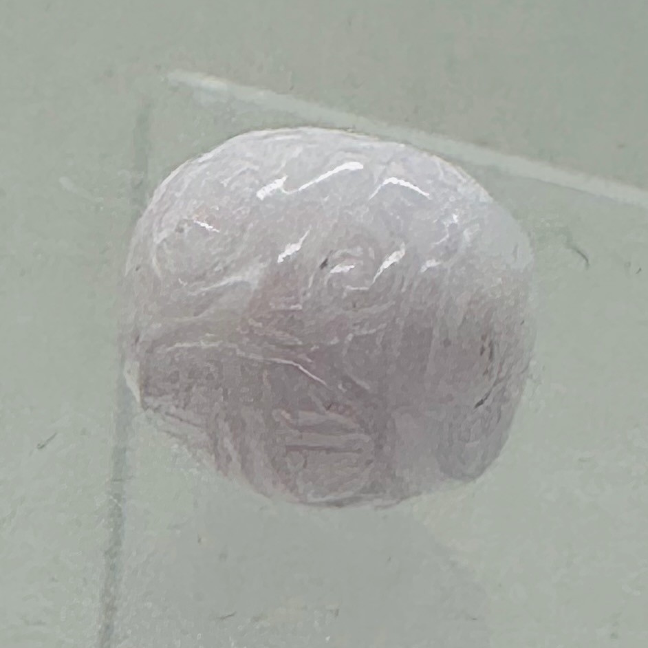 Jade AAA Carved Barrel | 16x14mm | Lavender | 1 Bead