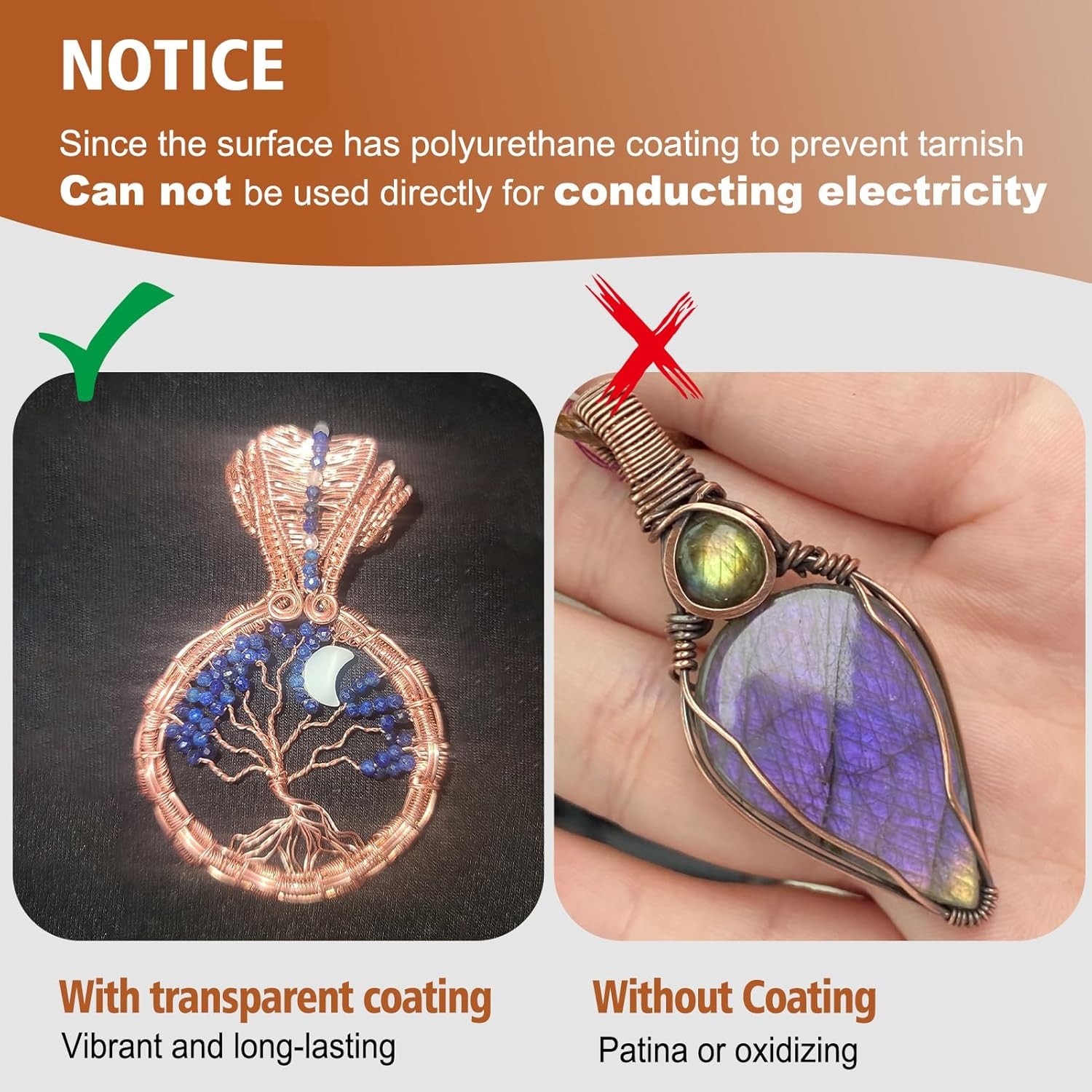 99.9% Pure Copper Wire, 16 Gauge 102 Feet Solid Copper Wire for Jewelry Making C