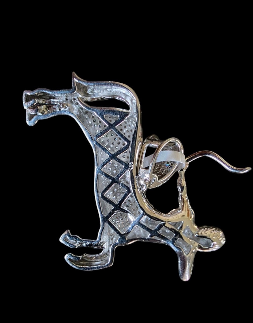 Sterling Silver 925 Moissanite Sagittarius Zodiac Centaur Pendant Charm