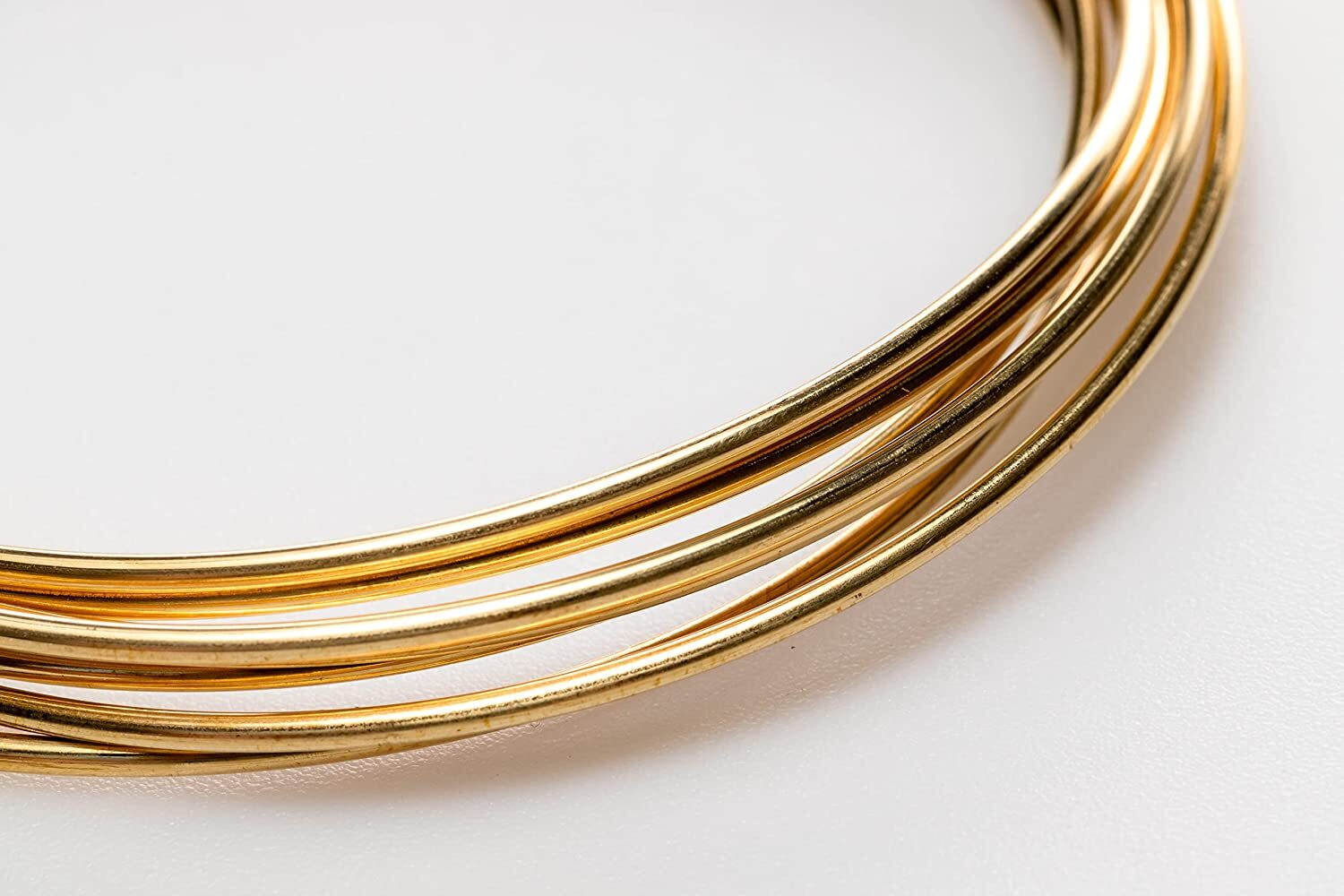 Jeweler’s Brass Wire, Red Brass, Half Round, Dead Soft
