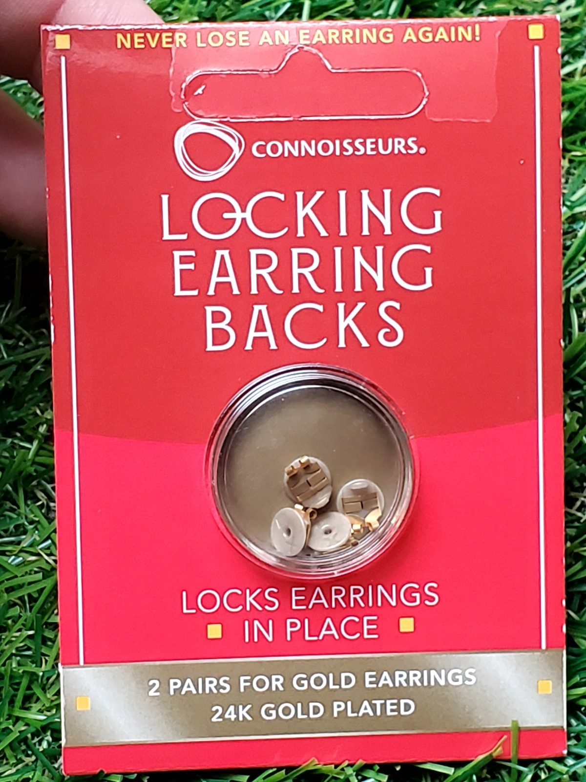 Locking Earring Backs Hypoallergenic Backs Fits .5mm-1mm Stainless/Plastic