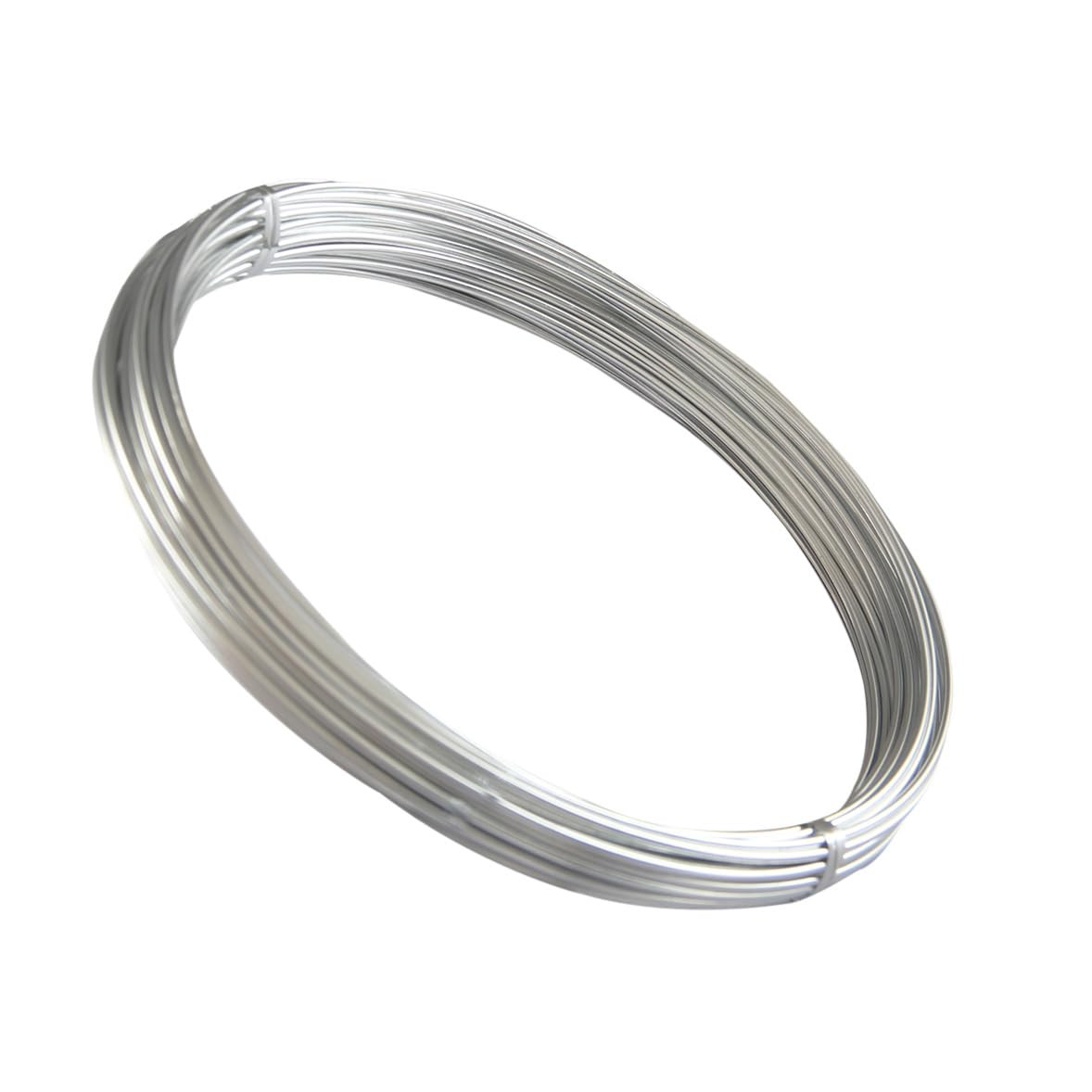Aluminum Wire1 Roll 1.5mm 15 Gauge 32.8 Feet Silver Armature Wire for DIY