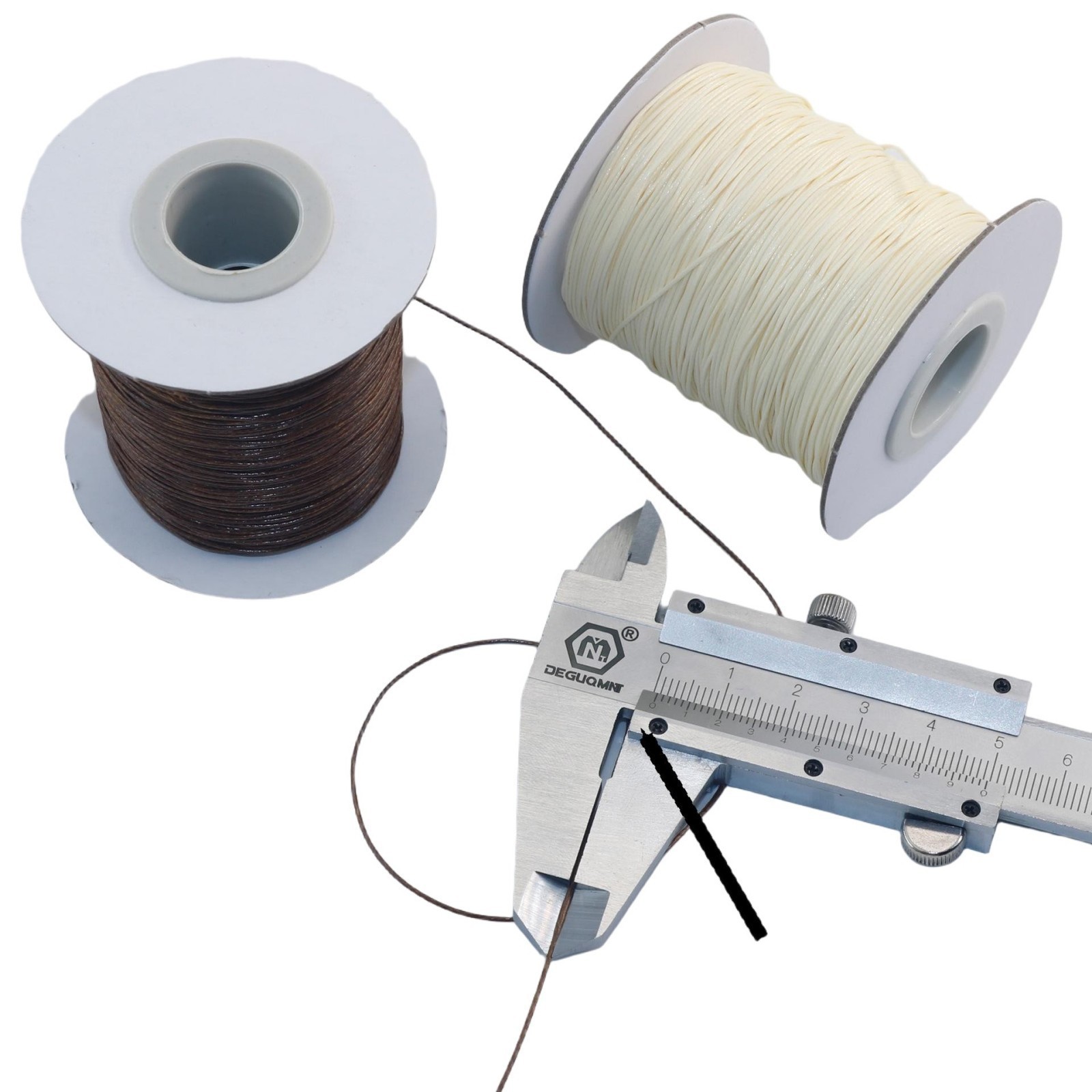 165 Yards Waxed Beading Thread, 0.5mm Ultra Fine Korean Cord for Pearl Knotting