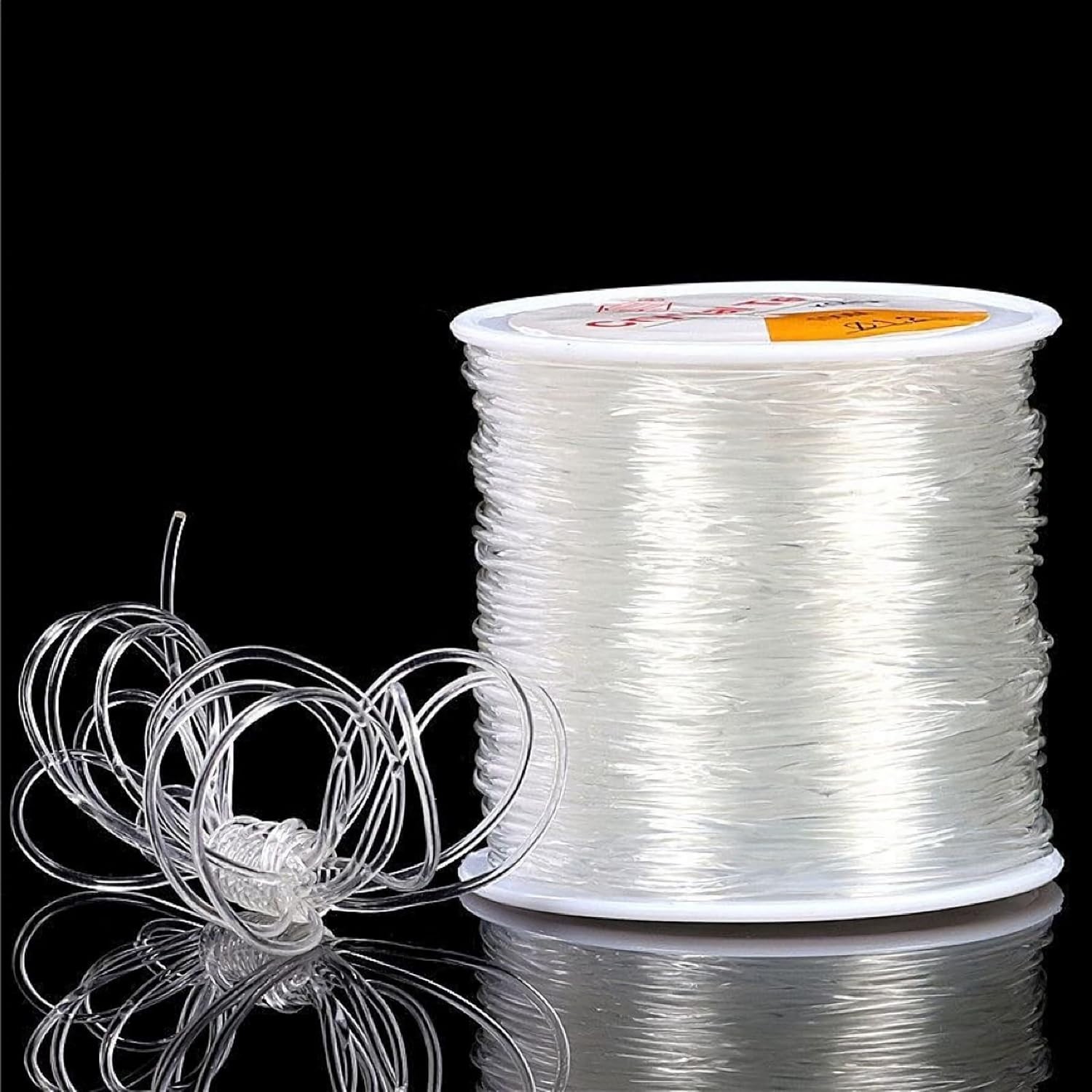 Elastic Bracelet String Cord Stretch Bead Cord for Transparent 230ft/70m(0.7mm)