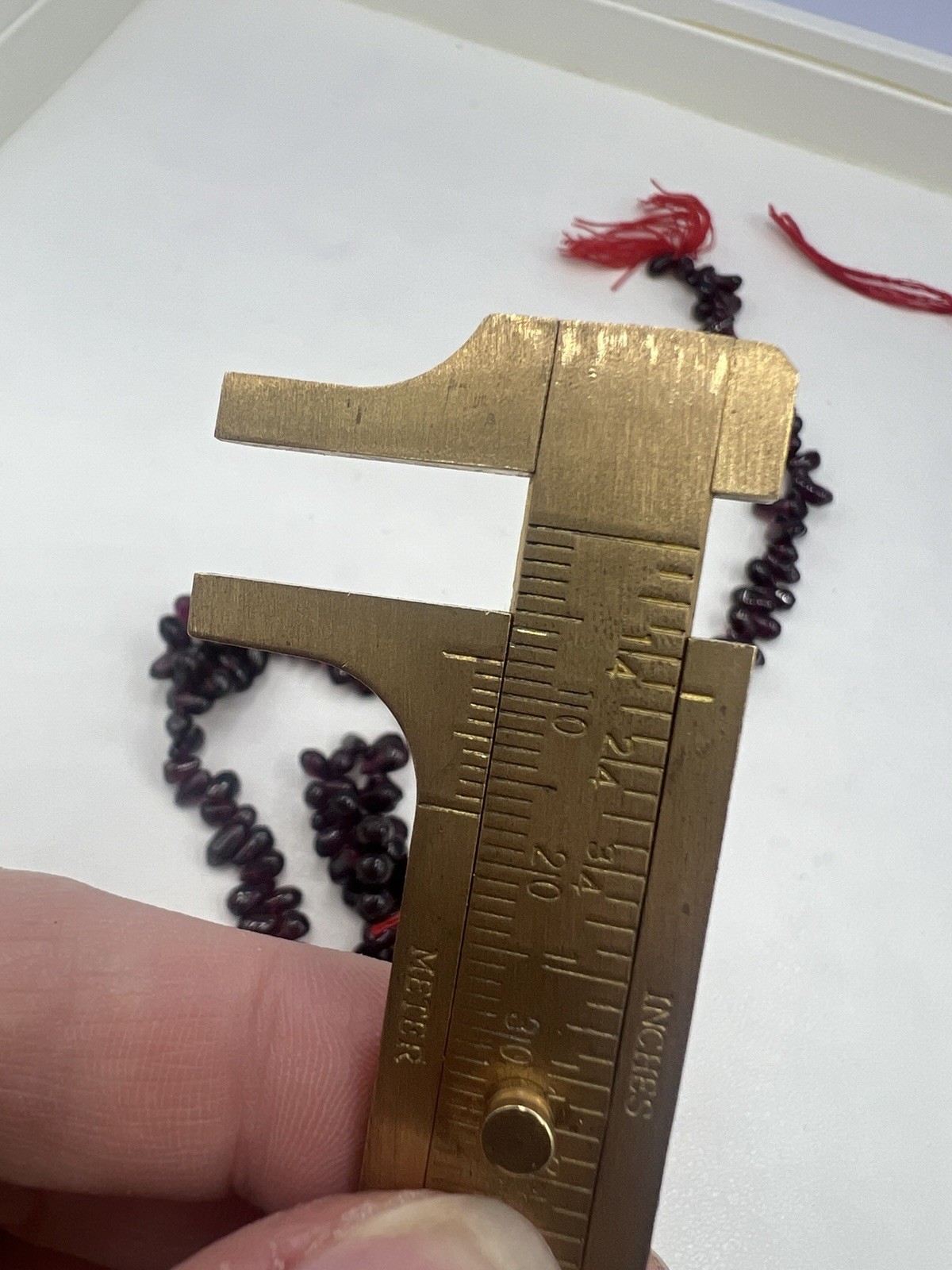 19 Strands Red Garnet Mixed Shapes Beads Teardrop Diamond Rectangle 5-8mm Bulk