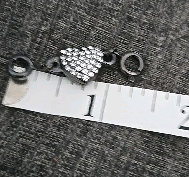 Magnetic Heart Jewelry Extender Clasps Pieces Easy-To-Use Set Of 3