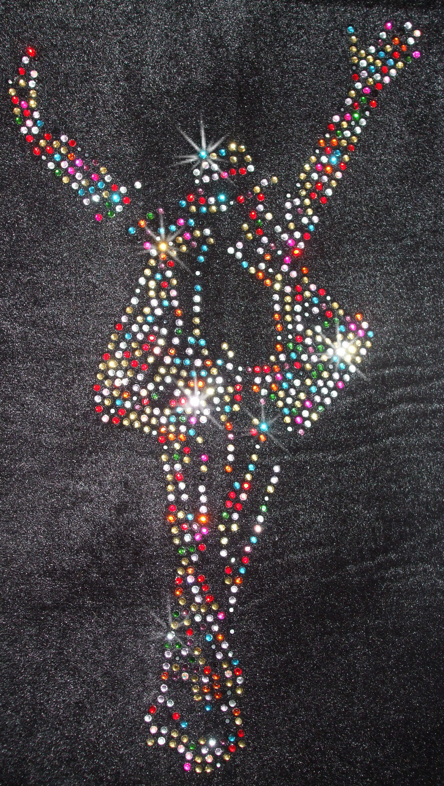 MJ michael Jackson MIX iron-on RHINESTONE bling T-SHIRT TRANSFER PATCH applique