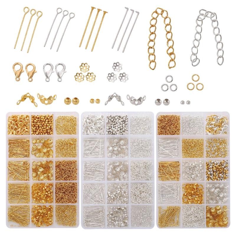 1260pcs/Set Jewelry Making Starter Kit Earrings Necklace Findings DIY