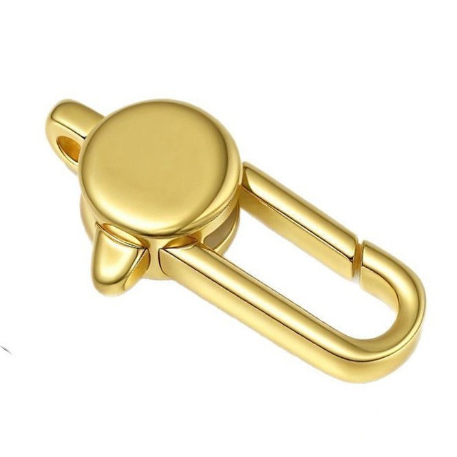 1PC Waterproof Stainless Steel Gold Lobster Clasp Connector Finding SSF20-G