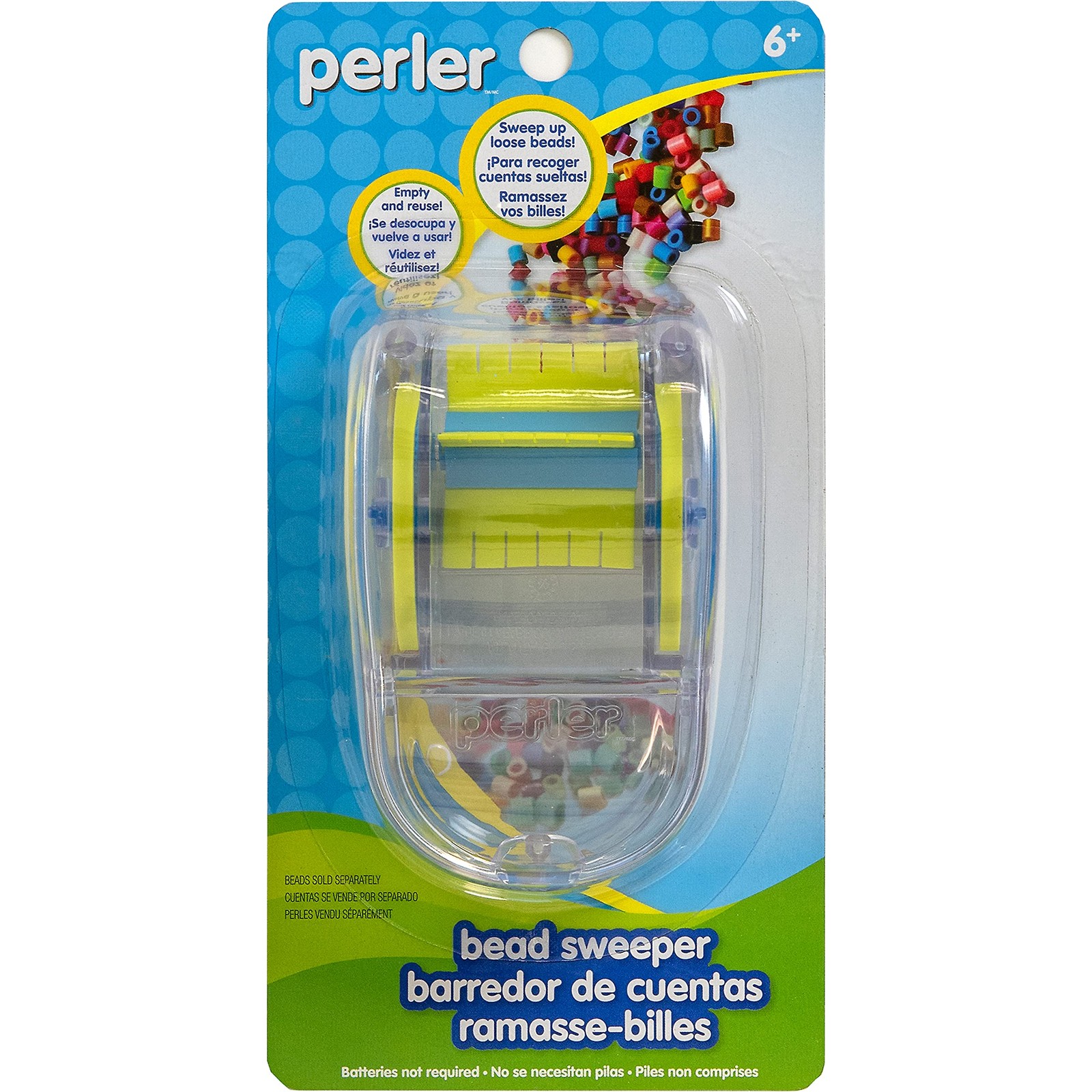 Perler Beads Craft Bead Sweeper for Easy Clean Up 1 Pack,