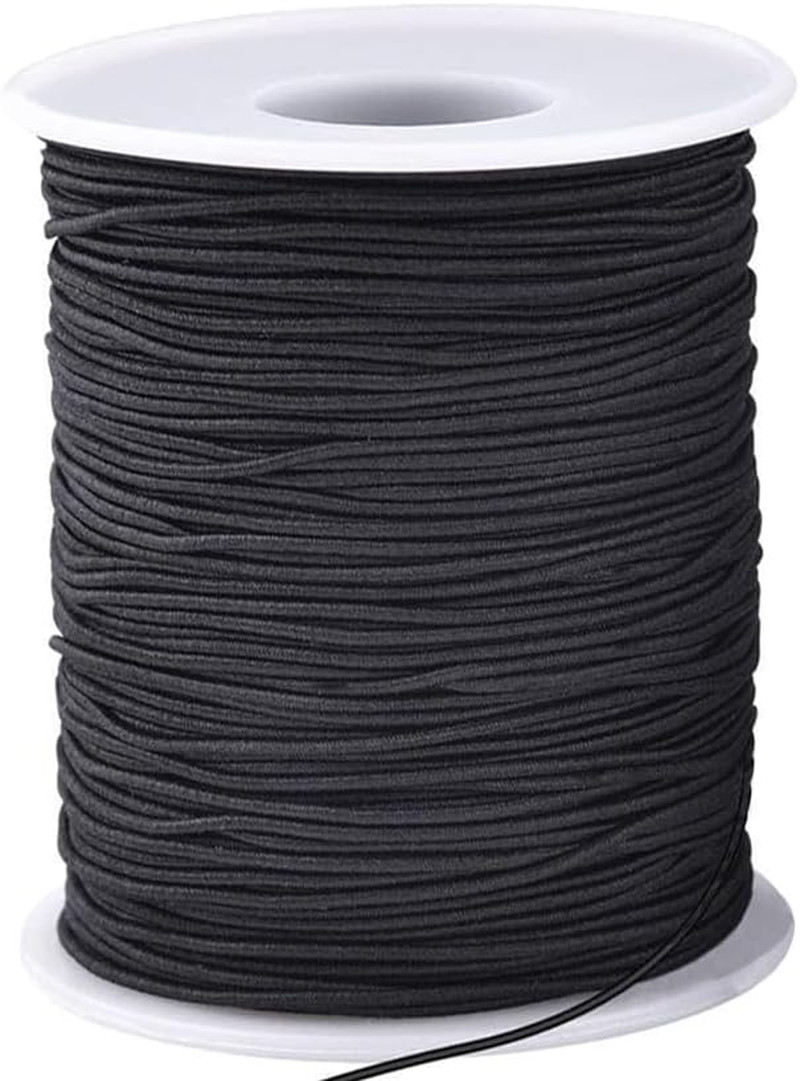 Elastic String for Bracelets, 1 mm x 110 Yards Sturdy Stretchy Elastic Cord for