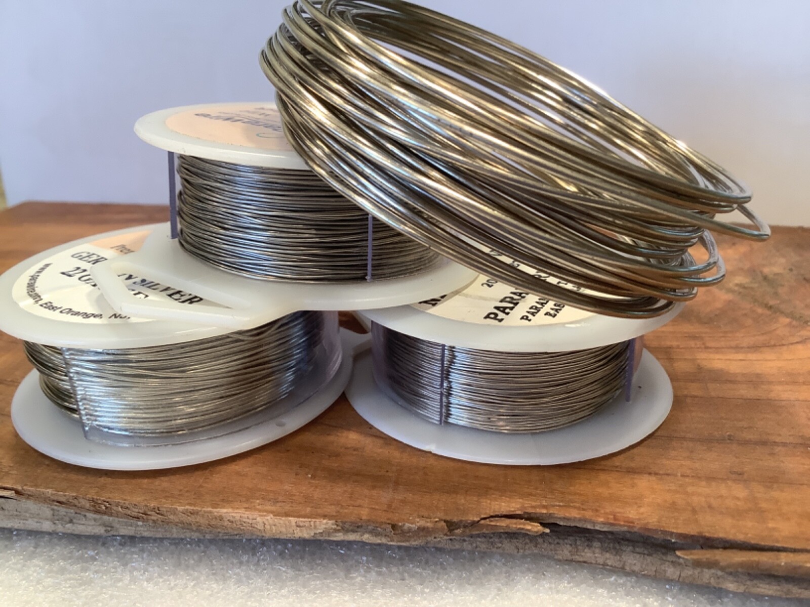 16ga 22ga 24ga 26ga NICKEL SILVER Parawire German silver Wire ROUND