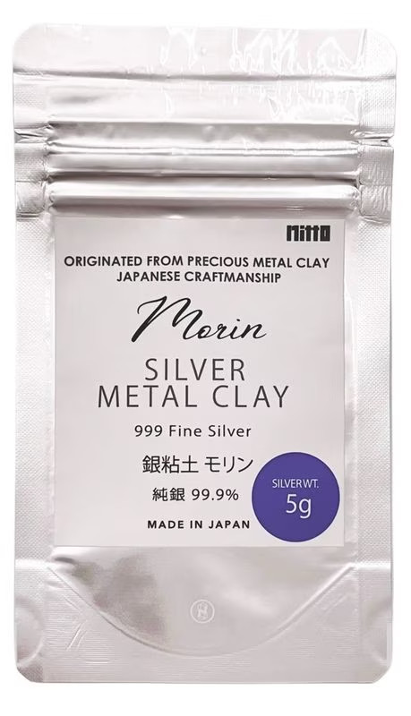 MORIN Silver Precious Metal Clay 5g Fine Silver Made in Japan