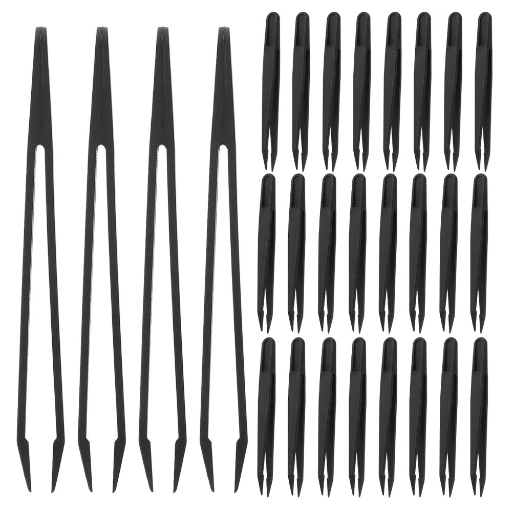 30 Pcs Preschool Tweezers Craft for Beads Nature Exploration Toys